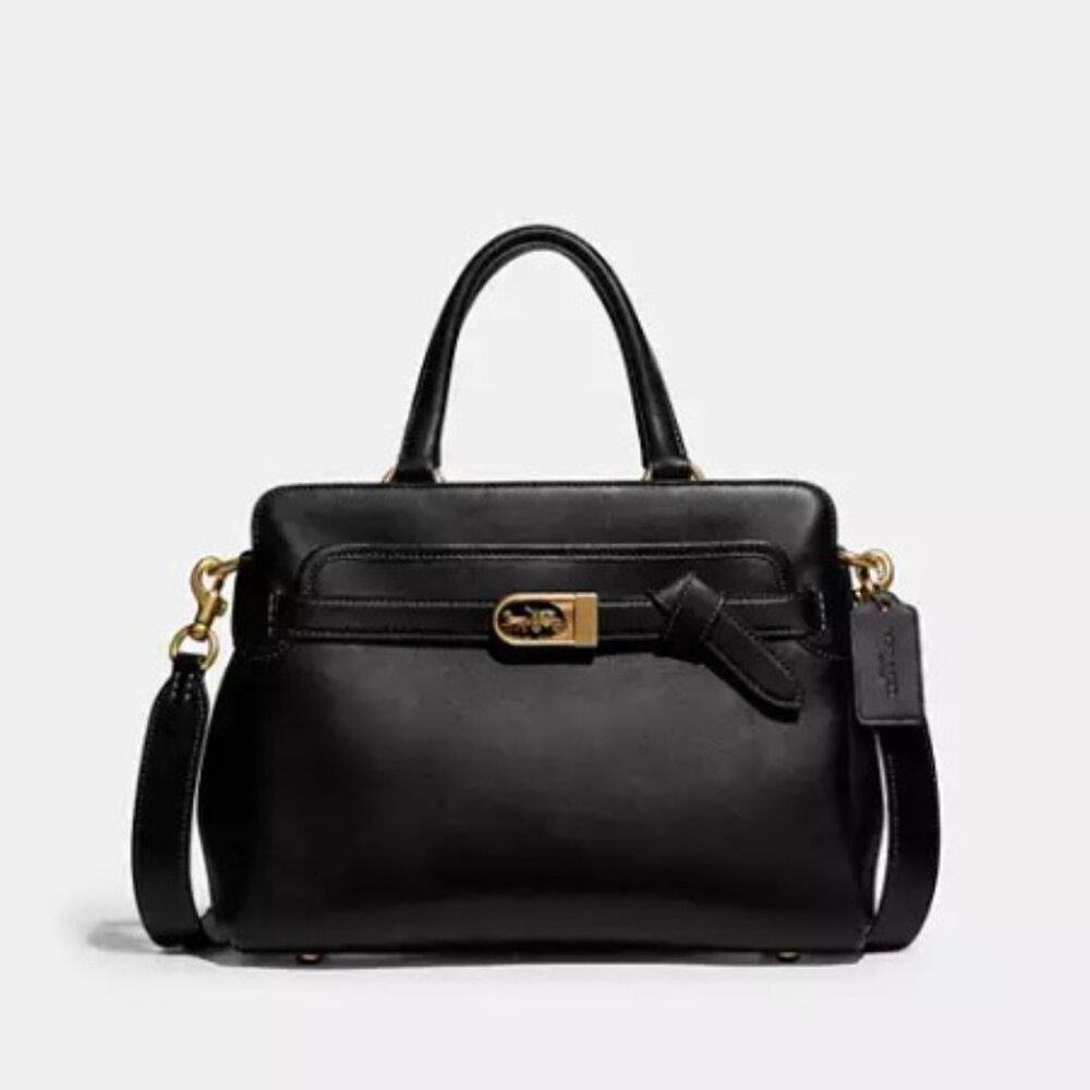 NWT Coach Tate Carryall 29 Black - Picture 12 of 16
